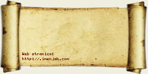 Jakov Velinović vizit kartica